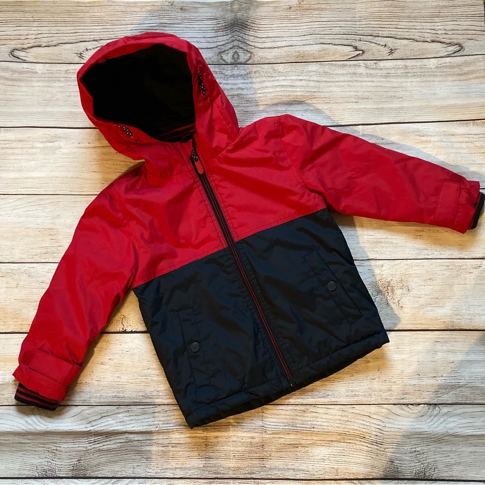 Rebel by Primark Fleece Lined Hooded Jacket Boys 3/4 Years